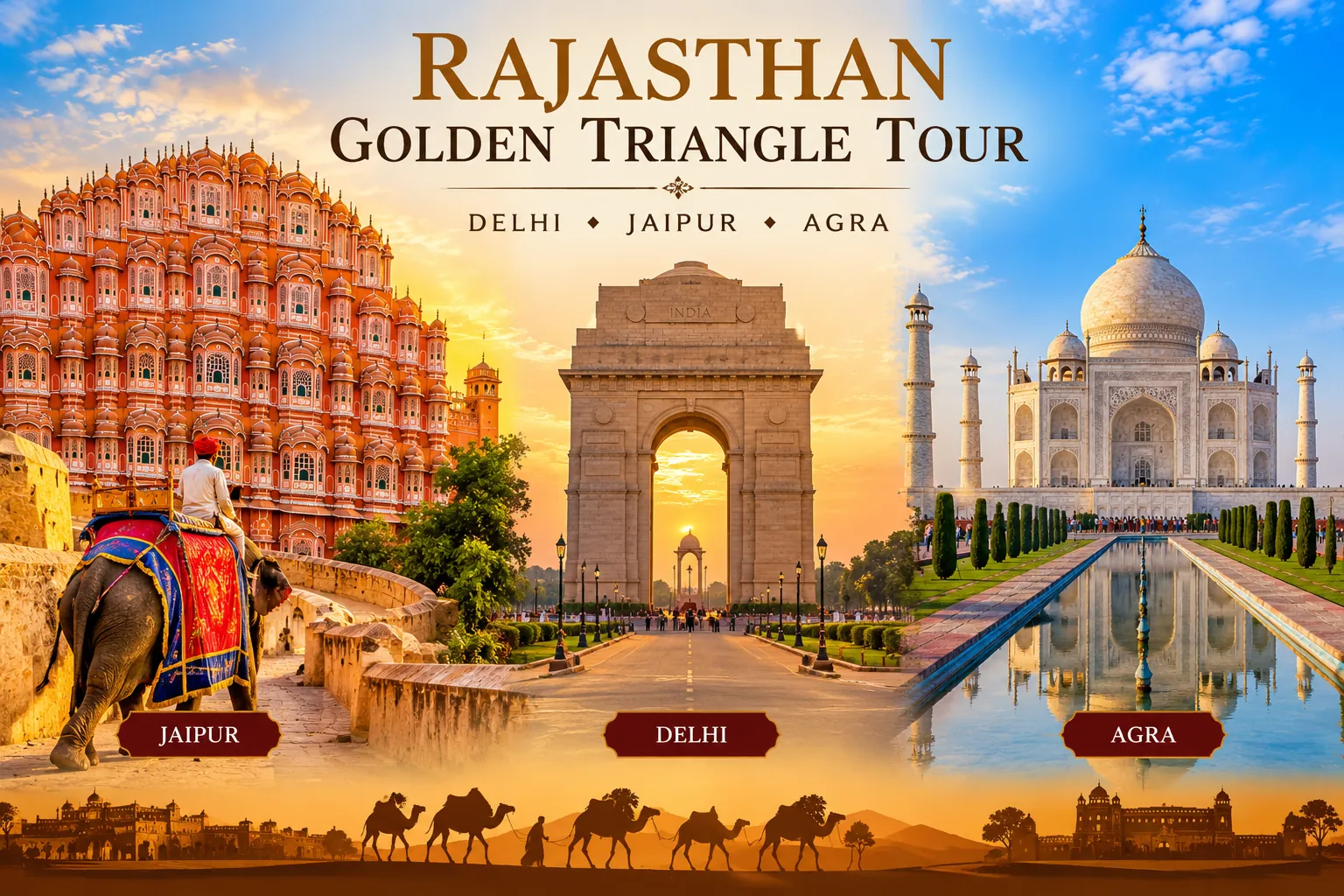 Golden Triangle with Rajasthan