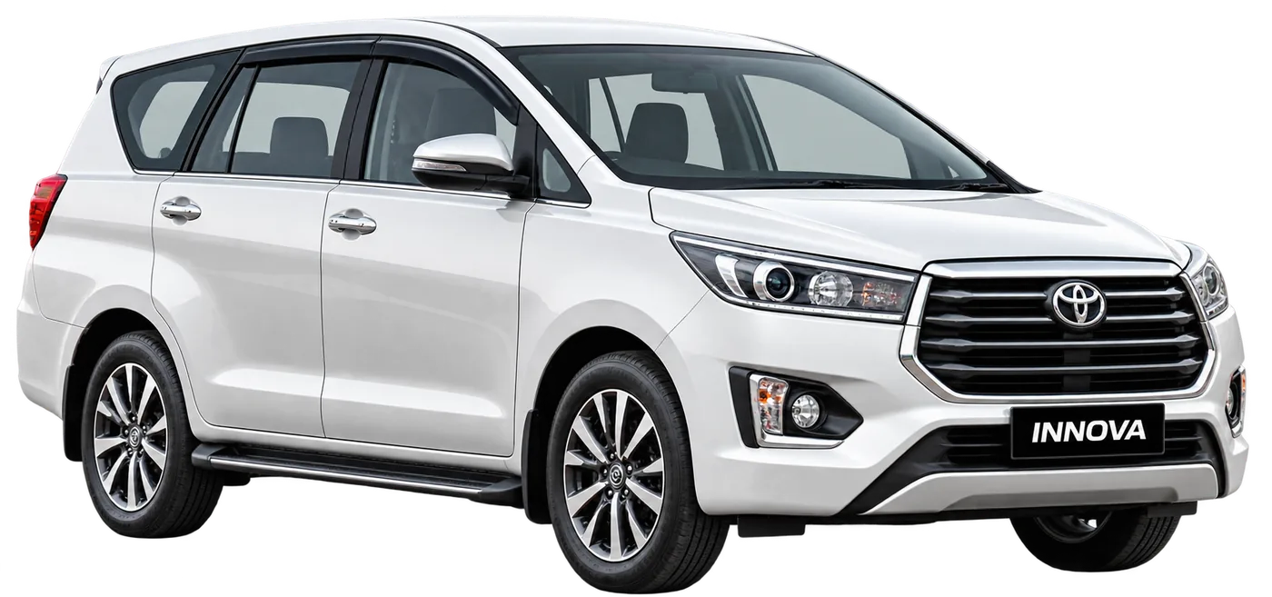 Toyota Innova available on rent with driver