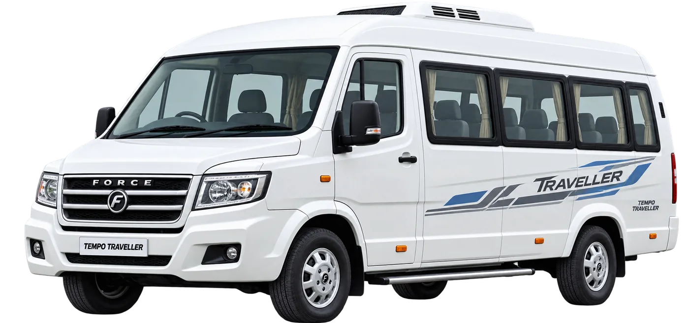 Tempo Traveller (12 Seater) available on rent with driver